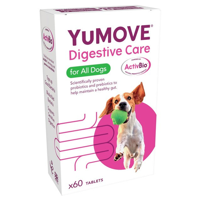 YuMOVE digestive support pre and probiotic for dogs (British brand)