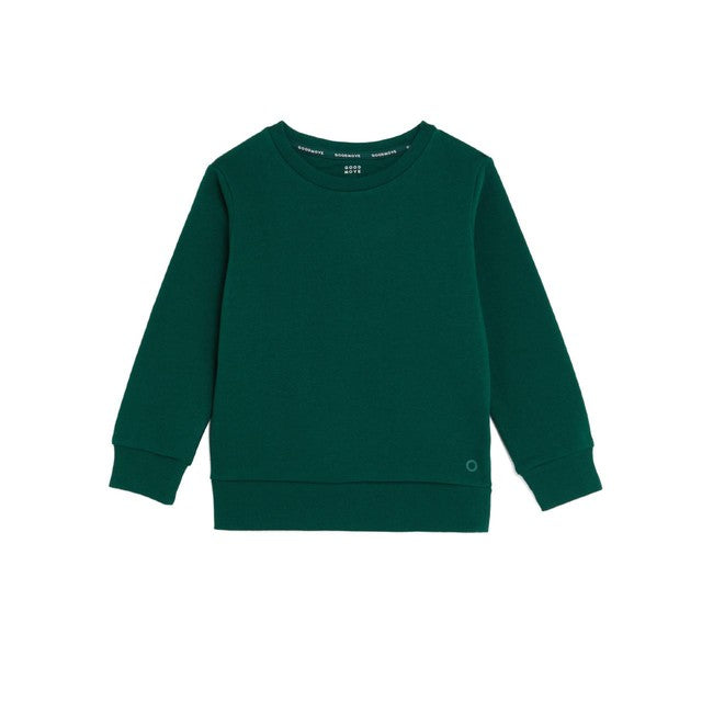 M&S School Sweatshirt Bottle Green 13-14 Years, imported from the UK