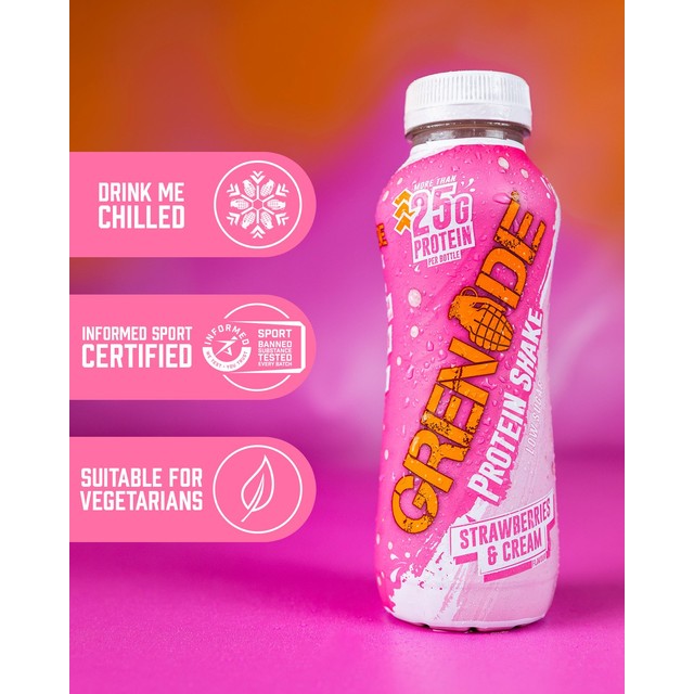 Grenade Protein Shake Strawberries & Cream 330ml, UK version