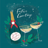 Woodmansterne Christmas card pack with 2 designs and 10 cards - British product