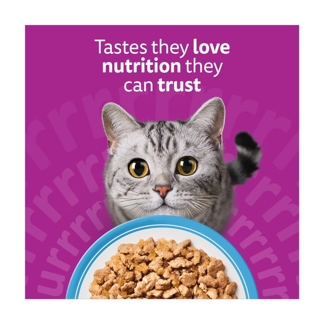 Whiskas wet cat food pouches fish favourites in jelly 80 x 85g (British brand)