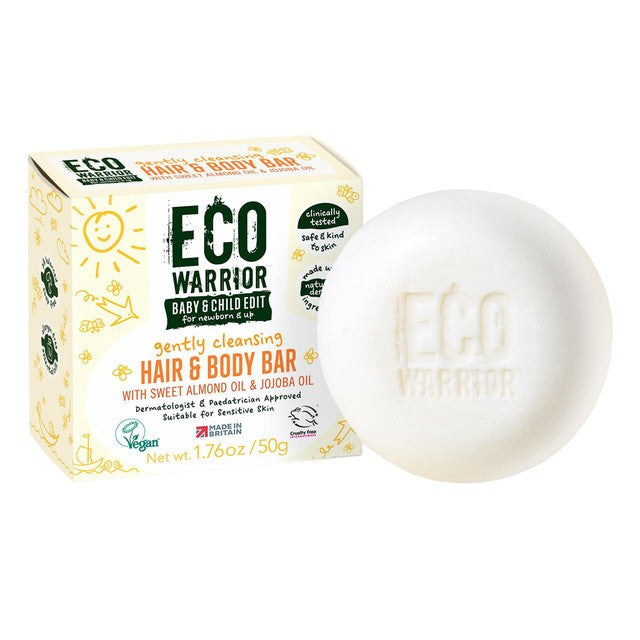 Little Soap Company Eco Warrior baby soap bar 50g - British product