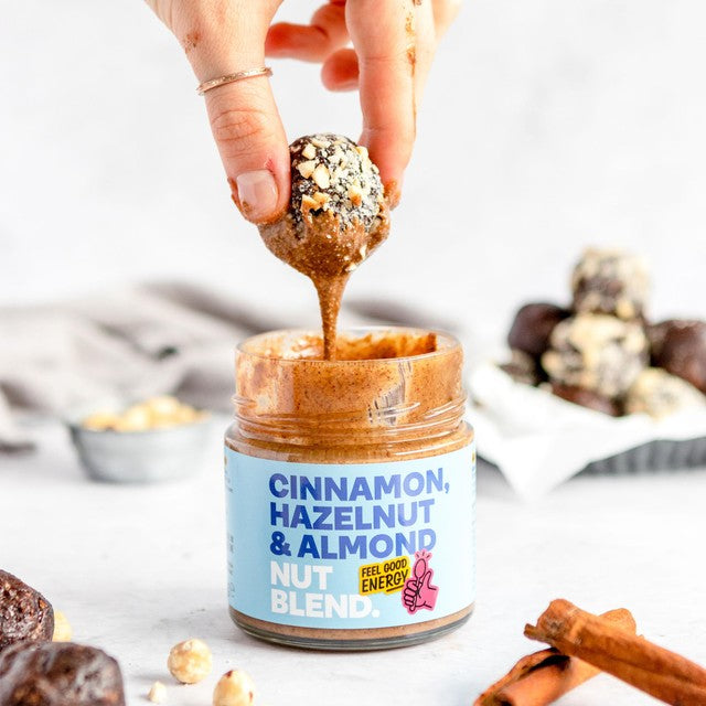 Nut Blend cinnamon, hazelnut and almond butter 200g, imported from the UK