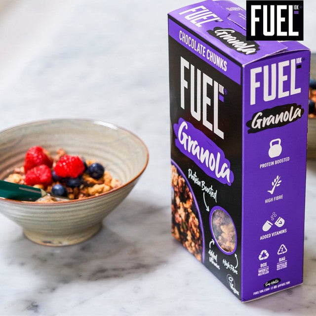 FUEL10K chocolate chunks protein granola 400g - British product