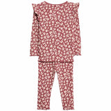 M&S leopard print baby outfit pink 6-9 months, imported from the UK