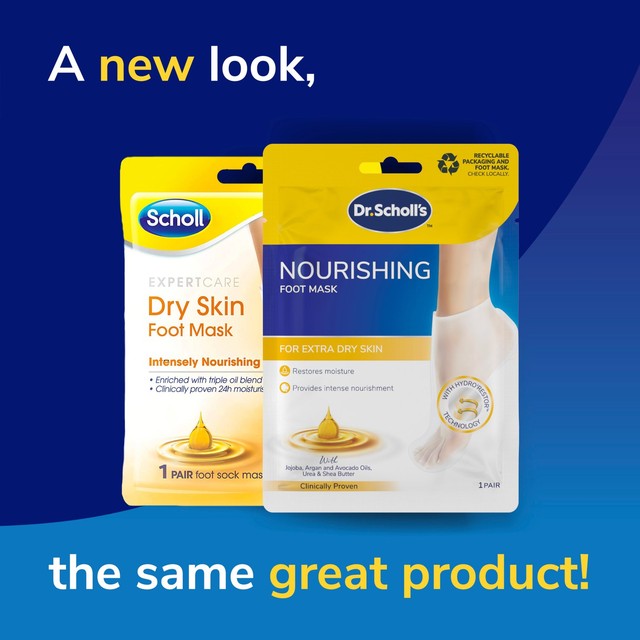 Scholl nourishing foot mask sock - British product