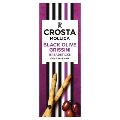 M&S Crosta & Mollica Black Olive Grissini Breadsticks 140g- Buy online at McGrocer