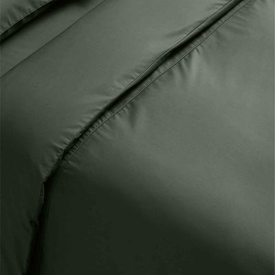 M&S M&S Egyptian Cotton 230 Thread Count Duvet Cover Double Forest Green- Buy online at McGrocer