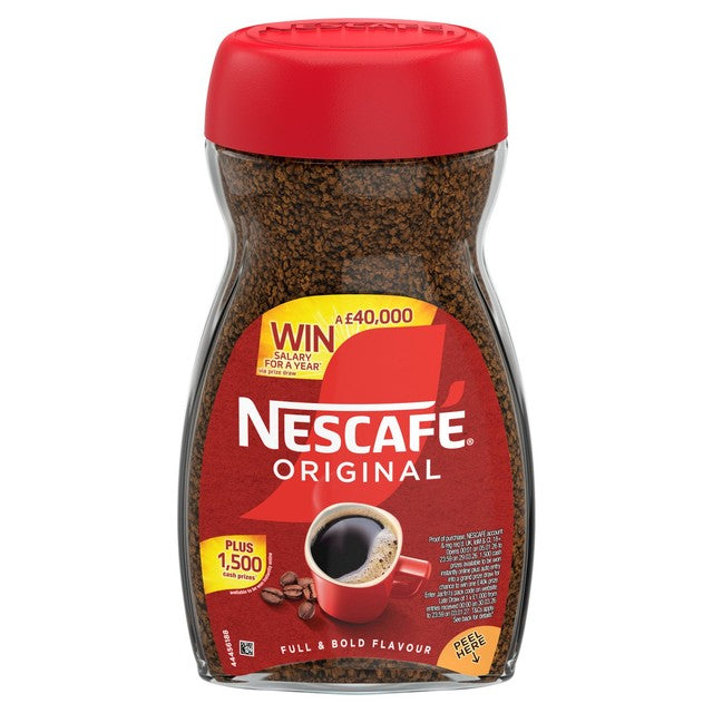 Nescafe Original instant coffee 190g jar, imported from the UK