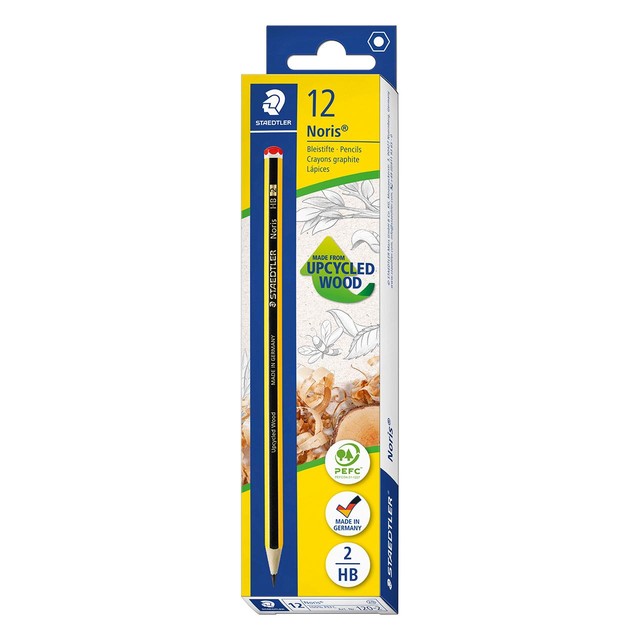 Staedtler HB grade pencils pack of 12 (British brand)