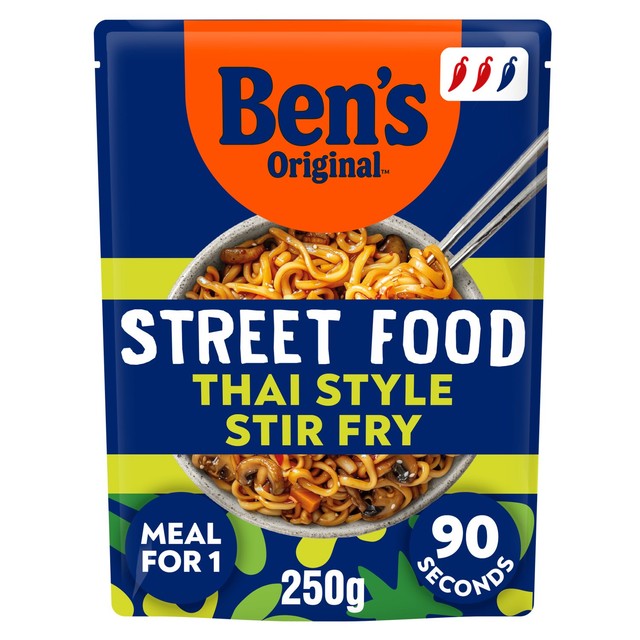 Ben's Original microwave noodles Thai stir fry style 250g - British product