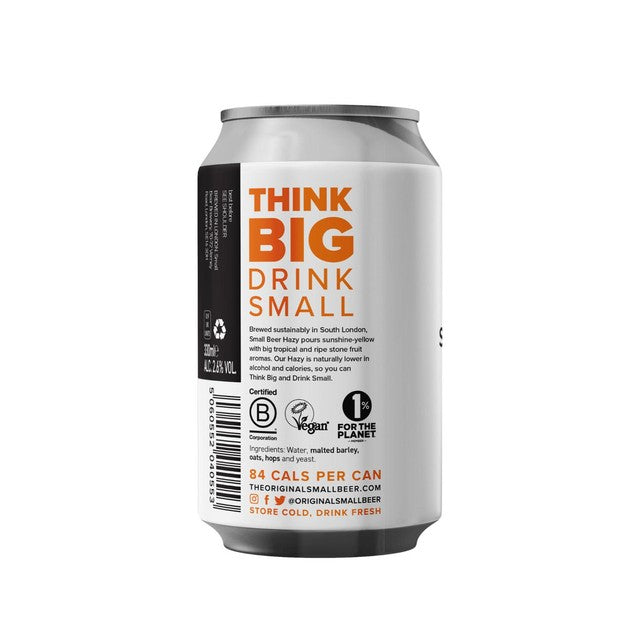 Small Beer Hazy IPA 330ml aluminium can (British brand)