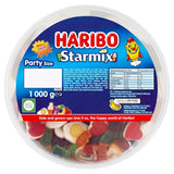Haribo Starmix fruit and cola gummy sweets 1kg tub, UK version