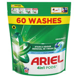 Ariel laundry detergent pods Original 60 washes - British product