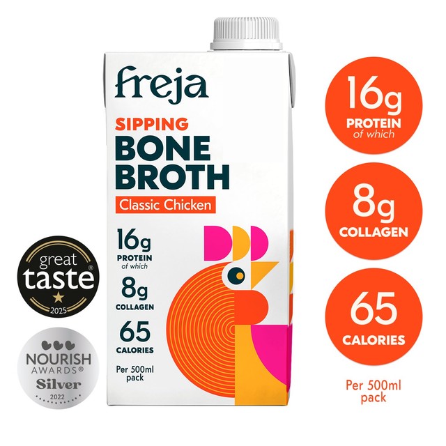 Freja Classic Chicken Sipping Bone Broth 500ml - British product