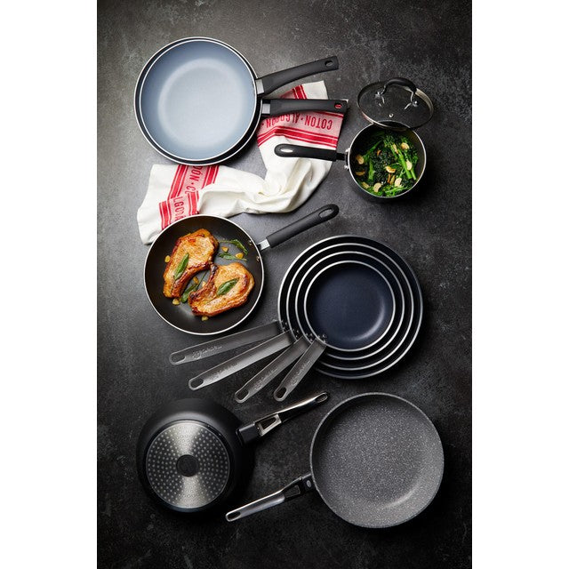 MasterClass Ceramic Non-Stick Eco Frying Pan 28cm, imported from the UK