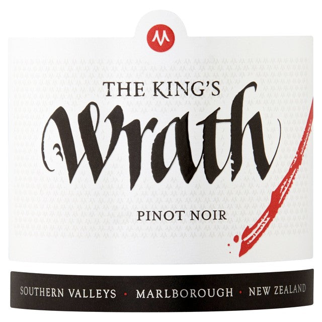 The Ned King's Wrath Pinot Noir red wine 75cl (British brand)