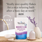 Westlab Magnesium Flakes bath salts 800g (British brand)