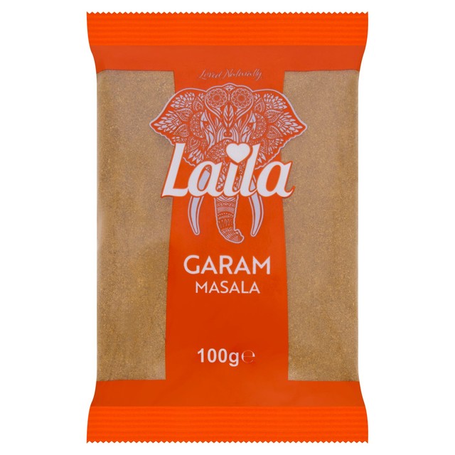 Laila Garam Masala spice mix 100g, UK version