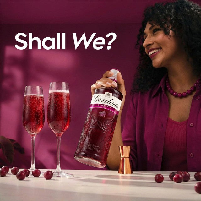 Gordon's Sloe Gin 70cl bottle glass liquid, UK version
