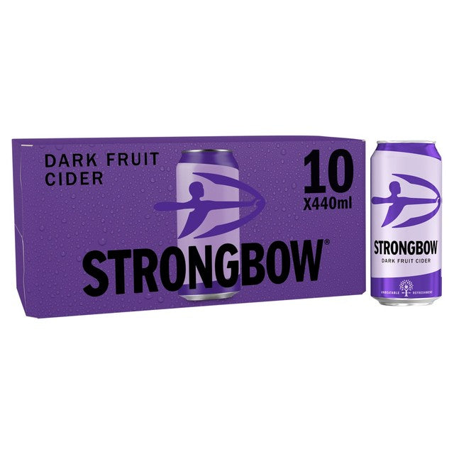 Strongbow Dark Fruit cider 10 x 440ml (British brand)