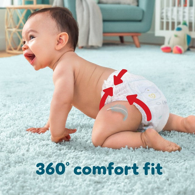 Pampers Premium Protection nappy pants size 7 jumbo pack, imported from the UK