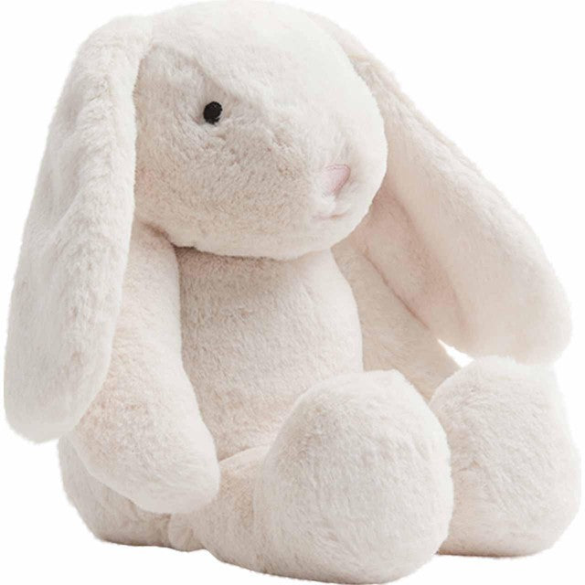 M&S plush bunny toy in pink, 21.5cm long (British brand)
