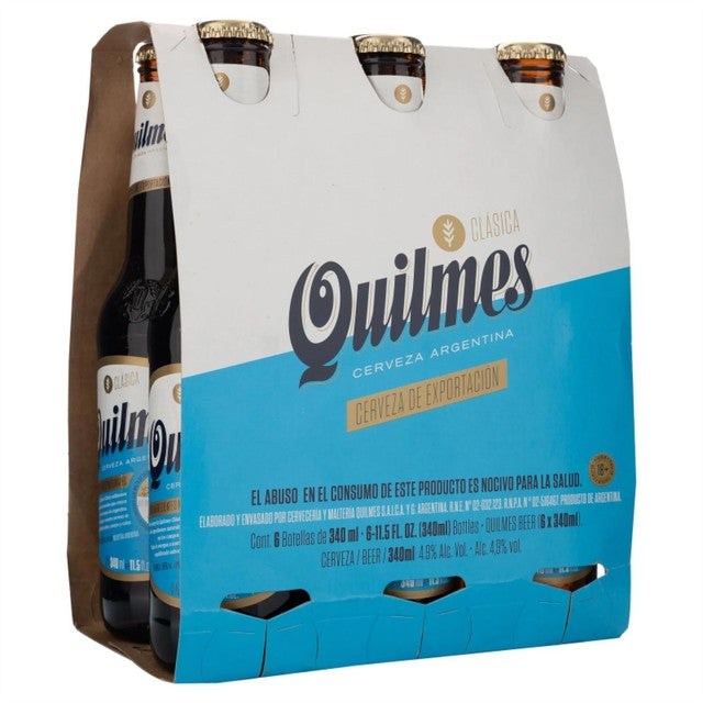 Quilmes Clasica lager beer (British brand)