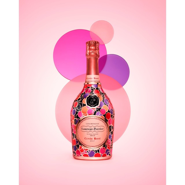 Laurent-Perrier Cuvée Rosé Bubble Robe Edition rosé champagne 75cl, UK version
