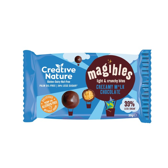 Creative Nature Creeamy Milk Chocolate cereal balls 30g - British product