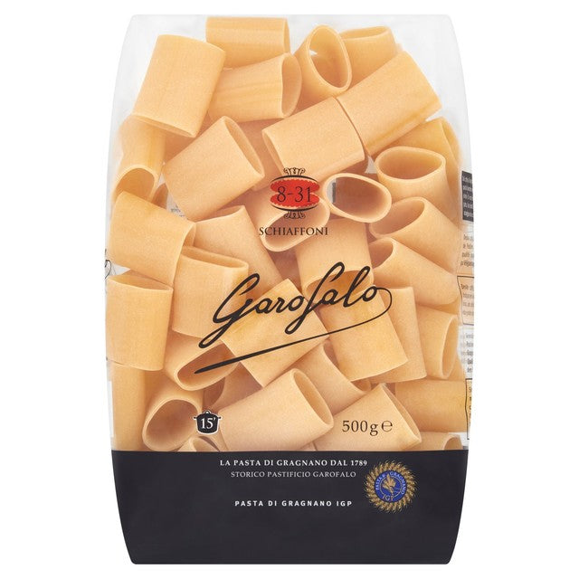 Garofalo Paccheri pasta 500g, UK version