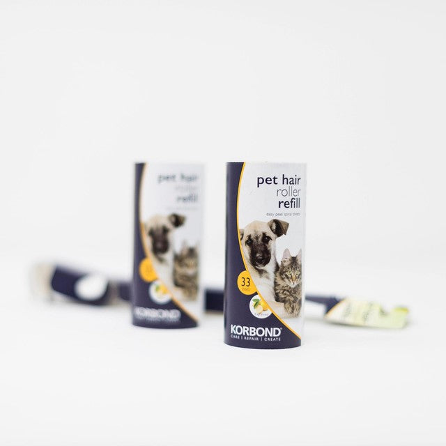 Korbond Pet Hair Lint Roller Set 99 sheets, UK version