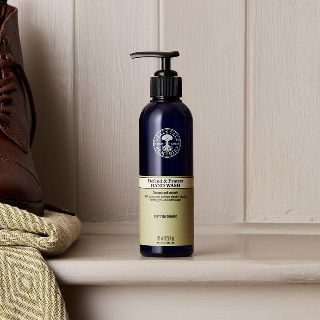 Neal's Yard Remedies Defend & Protect hand wash 185ml, imported from the UK
