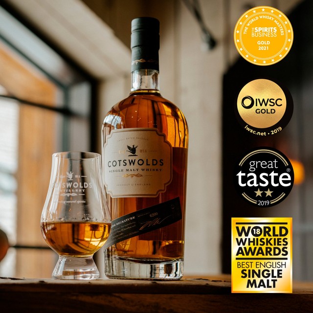 Cotswold Distillery Signature Single Malt Whisky 70cl - British product