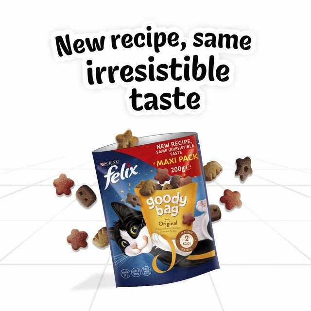 Felix cat treats chicken liver and turkey 200g - British product