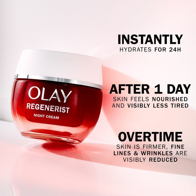 Olay Regenerist Night Cream 50ml, imported from the UK