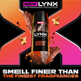 Lynx Copper Santal deodorant body spray 150ml, UK version