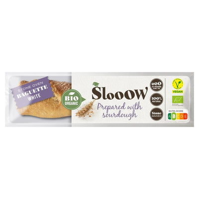 SlooOW Steinovnsbakte Hvite Baguetter til Hjemmebruk
