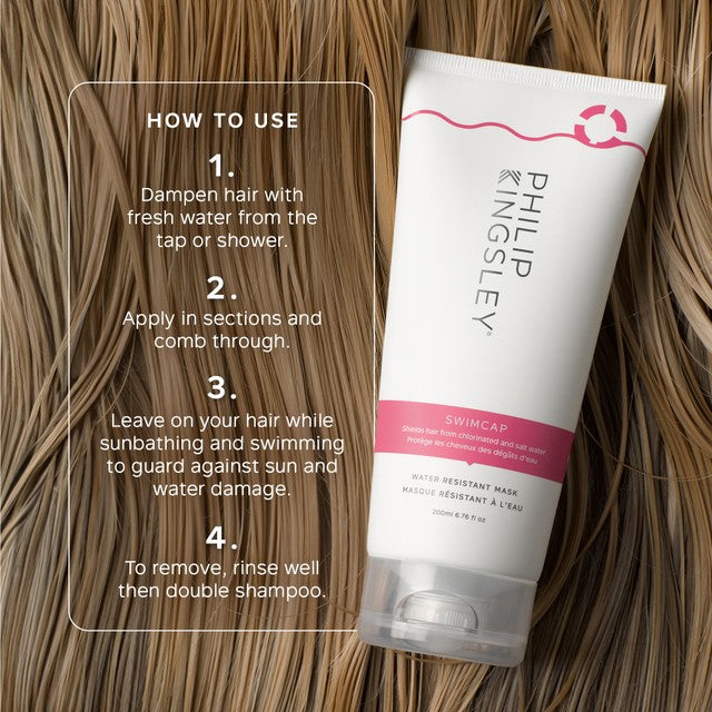 Philip Kingsley Swimcap water-resistant hair mask 200ml, imported from the UK