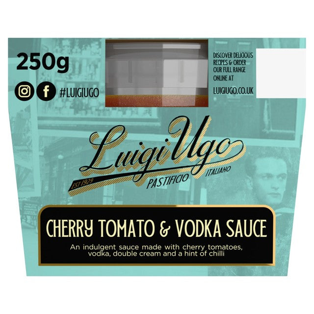 Luigi Ugo vodka and tomato sauce (British brand)