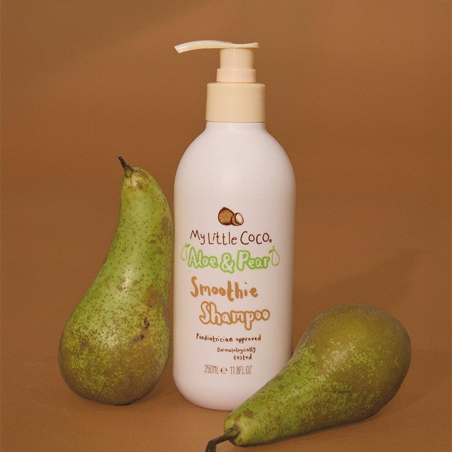 My Little Coco aloe and pear children's shampoo 350ml, imported from the UK