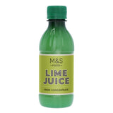 M&S lime juice from concentrate 250ml, imported from the UK