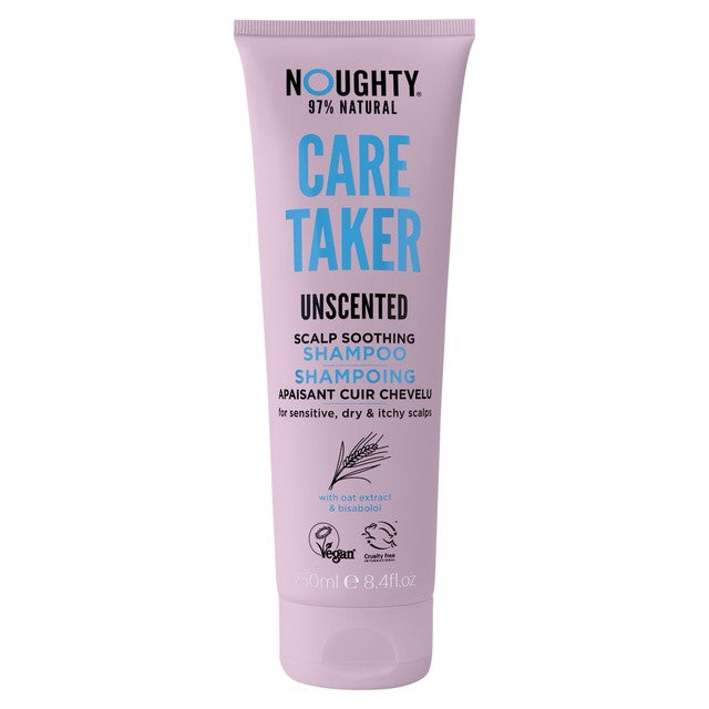 Noughty Care Taker unscented shampoo 250ml, imported from the UK
