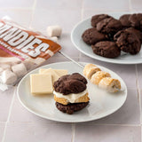Dandies mini chocolate vegan marshmallows (British brand)
