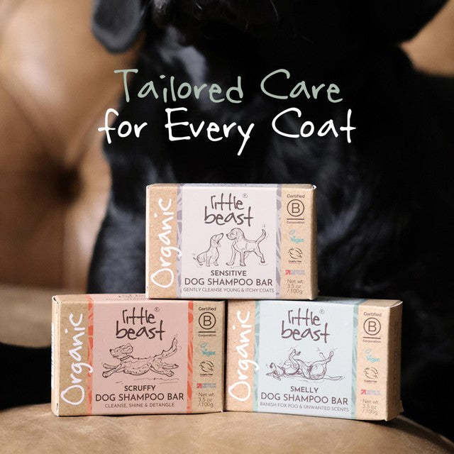 Little Beast dog shampoo bar 100g, UK version