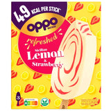 Oppo lemon & strawberry sorbetto sticks 3 x 90ml, imported from the UK