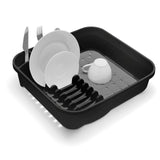 Addis dish draining rack black grey 41x37.5x11.5cm - British product