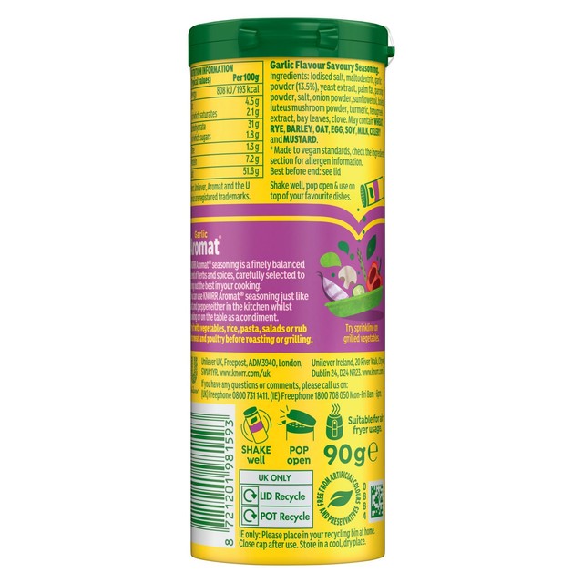 Knorr garlic all purpose seasoning 90g, UK version