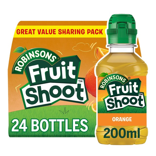 Fruit Shoot orange drink no added sugar 200ml - British product