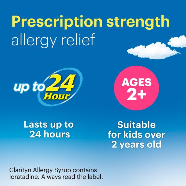 Clarityn Kids Allergy Syrup Mixed Berries 60ml - British product